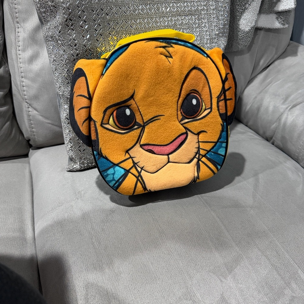Lion Character Plush Lunch Bag